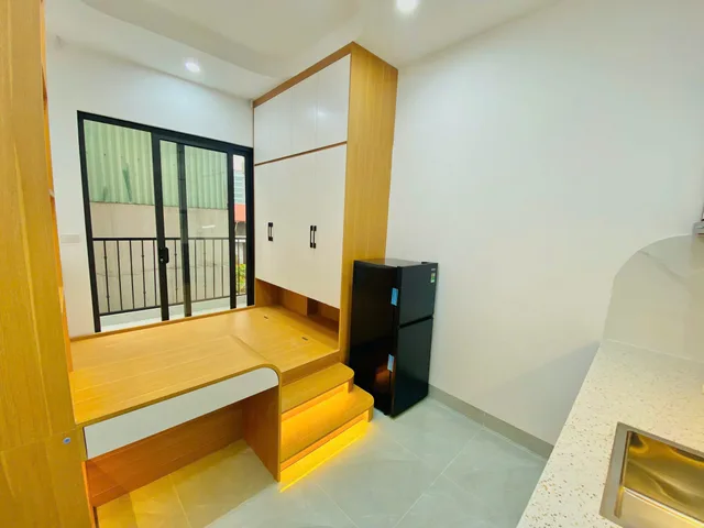 Cho Thuê Ccmn 24m Full đồ đẹp thoáng ban công cửa sổ tại 191 Khương Thượng, Ngã Tư Sở