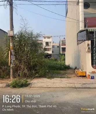 Bán Đất 50m2 có sẵn 50 m2 thổ cư giá 2.7 tỷ tại Đường CÁC TUYẾN ĐƯỜNG NỘI BỘ HẺM 284, (PHƯỜNG LONG PHƯỚC CŨ), ĐƯỜNG LONG THUẬN, KHU PHỐ 14, LỘ GIỚI TỪ 9M ĐẾN 16M. Phường Long Phước Quận 9 TP. Hồ Chí Minh
