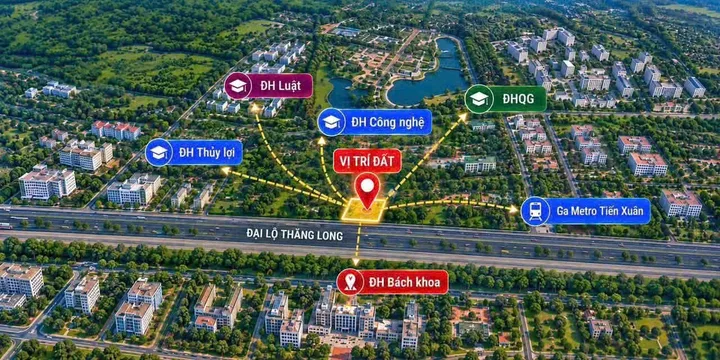 Bán đất xây chung cư mini gần trường đại học quốc gia