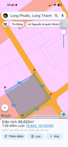 Bán Đất 35000m2 giá 150 tỷ tại Xã Long Phước Huyện Long Thành Đồng Nai