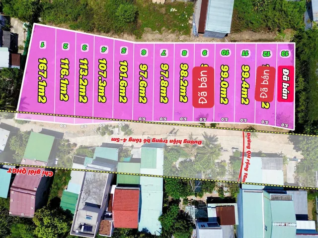 Bán Đất 98m2 có sẵn 98 m2 thổ cư giá 1.25 tỷ tại Xã Diên Điền Huyện Diên Khánh Khánh Hòa