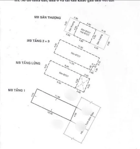 Bán Nhà riêng 48m2 có sẵn 48 m2 thổ cư giá 8.3 tỷ tại Đường Trịnh Đình Thảo Phường Phú Thạnh Quận Tân Phú TP. Hồ Chí Minh