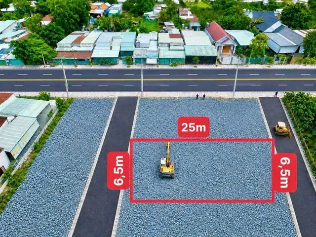 CỰC ĐẸP💥💥💥 LÔ ĐẤT 2 MẶT TIỀN TRƯỚC SAU 6,5 DÀI 25 NGAY MẶT TIỀN ĐƯỜNG 32M