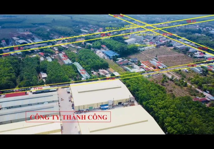 Đất xây trọ 500m2 - giá 1tỷ5 đường nhựa thông DT750 100m, vị trí ngay đằng sau Chợ Trừ Văn Thố - Bàu Bàng - Bình Dương cũ.