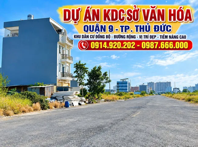 Dự án đất nền Sở Văn Hoá Thể Thao Q9! Bán Lô S.59, DT 85m2. Giá rẻ 5,8 tỷ, thiện chí bán, vị trí đẹp