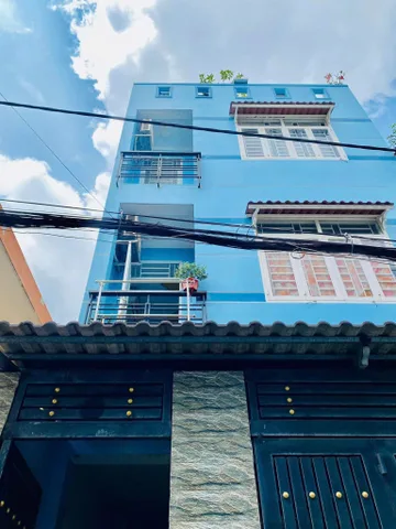 CHDV TÂN PHÚ - HẺM XE HƠI THÔNG - VÀI BƯỚC RA MẶT TIỀN - 4 TẦNG - NGANG LỚN 5.3M - 80M2 - 10 PHÒNG