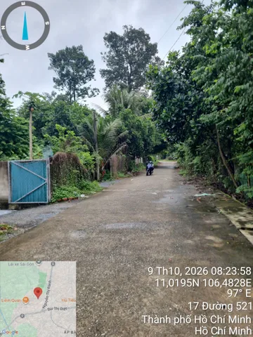 (S762) Đất 1/ Nguyễn Thị Rành, xã Nhuận Đức, dt 297m2, giá 950 triệu