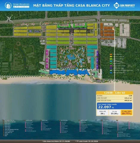 BDS HVL BLANCA CITY CĂN KÉ GÓC GIÁ TỐT