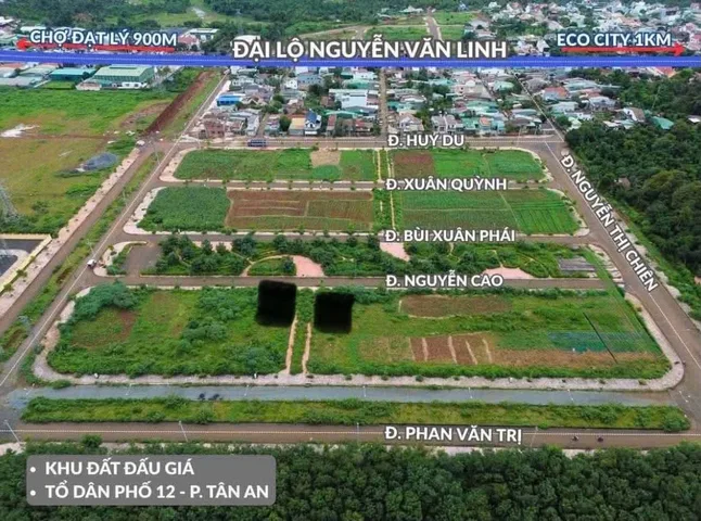 Bán Đất 325m2 có sẵn 325 m2 thổ cư giá 4.95 tỷ tại Phường Tân An Thành phố Buôn Ma Thuột Đắk Lắk