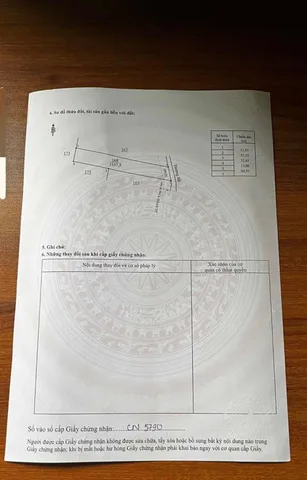 Bán Đất 1107.8m2 giá 480 triệu tại Khu Tân Hà  Phường Đồng Phú Bình Phước