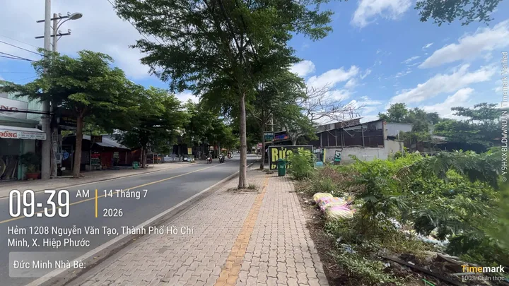 Bán Đất 2100m2 có sẵn 300 m2 thổ cư giá 25 tỷ tại Đường Nguyễn Văn Tạo Xã Hiệp Phước Huyện Nhà Bè TP. Hồ Chí Minh