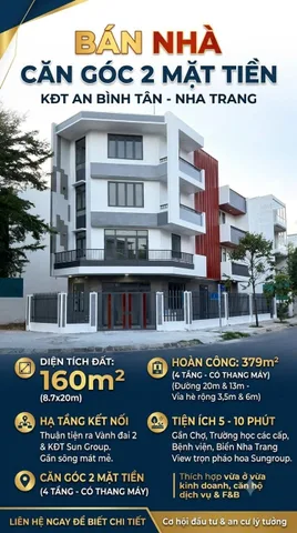 Bán Nhà riêng 160m2 có sẵn 160 m2 thổ cư giá 16.5 tỷ tại Phường Phước Long Thành phố Nha Trang Khánh Hòa
