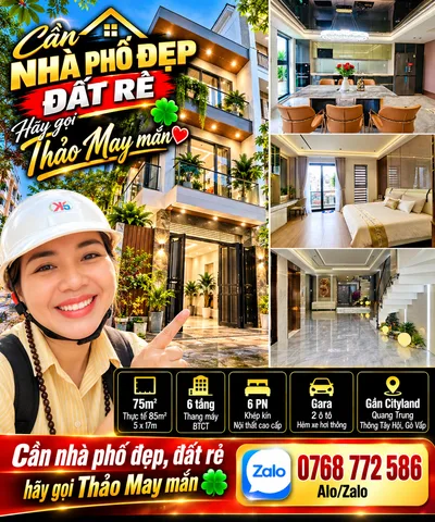 Bán Nhà riêng 85m2 có sẵn 75 m2 thổ cư giá 13.8 tỷ tại Đường Quang Trung Phường 11 Quận Gò Vấp TP. Hồ Chí Minh