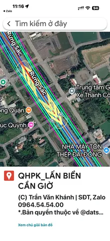 Bán Đất 1396m2 giá 3.1 tỷ tại Đường Rừng Sác Xã Bình Khánh Huyện Cần Giờ TP. Hồ Chí Minh