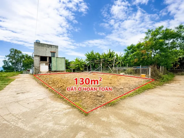 Lô góc 2 mặt đường tại Đại Hiệp, diện tích 130m², ngang 7m nở hậu hơn 8m, giá chỉ 850 triệu