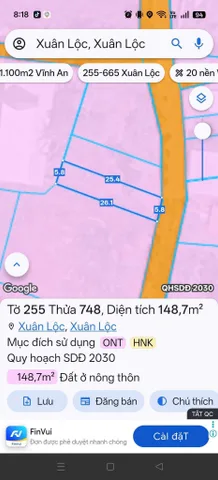 Bán Đất 150m2 có sẵn 80 m2 thổ cư giá 650.1 triệu tại Xã Suối Cát Huyện Xuân Lộc Đồng Nai