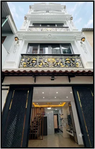 Nhà đẹp long lanh 1 trệt 4 lầu Trần Quang Diệu Quận 3 TP.HCM