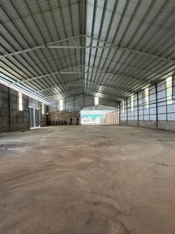 Cho thuê Kho, nhà xưởng 5000m2 (kho xây dựng 1500m2)mặt tiền đường xe container tại Bến Tre