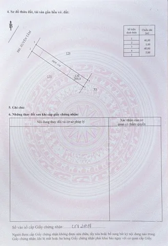 Bán Đất 200m2 có sẵn 100 m2 thổ cư giá 225 triệu tại Xã Tân Lập Huyện Đồng Phú Bình Phước