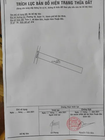 Bán Đất 1001m2 giá 600 triệu tại Xã Hàm Đức Huyện Hàm Thuận Bắc Bình Thuận