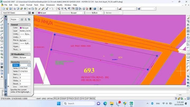 (L572) Đất 2 mặt tiền Nguyễn Thị Măng và mặt Kênh , xã Thái Mỹ , dt 2.401m2, giá 3 tỷ 600