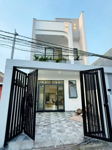 Nhà xây mới trệt lầu Phú Mỹ cũ (phường Bình Dương-TP.HCM) đường oto nhánh Dx012 thông Dx002 và Huỳnh Văn Luỹ gần Chợ Phú Mỹ,TP.Mới