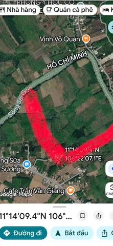 Bán Đất 250000m2 giá 125 tỷ tại Đường Tỉnh Lộ 789 Xã Đôn Thuận Huyện Trảng Bàng Tây Ninh