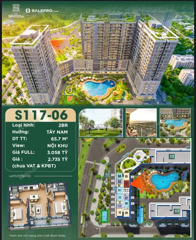Bán Căn hộ chung cư 65.7m2 giá 3.06 tỷ tại S1.17-06 Phường Đông Hải Thành phố Thanh Hóa Thanh Hóa