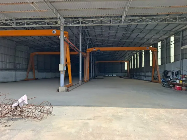 Cho thuê xưởng sắt thép 1800m2 (29x55) MT Mỹ Yên - Tân Bửu, container 24/7, gần nút giao Mỹ Yên, 100tr/ tháng