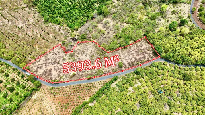 Bán Đất 5393.6m2 giá 1.6 tỷ tại Xã Hòa Phú Thành phố Buôn Ma Thuột Đắk Lắk