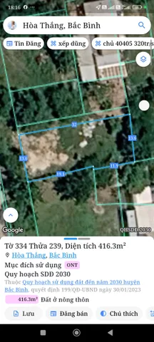 Bán Đất 491m2 có sẵn 491 m2 thổ cư giá 5.5 tỷ tại Xã Hòa Thắng Huyện Bắc Bình Bình Thuận