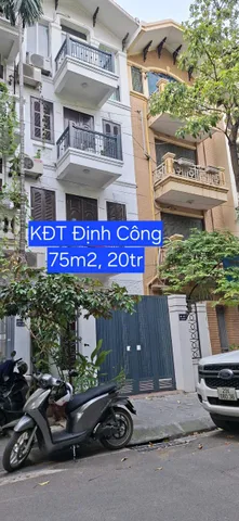 Cho thuê nhà KĐT Định Công, Hoàng Mai, 75m2, 5 tầng, giá 20tr, kinh doanh/văn phòng/ở