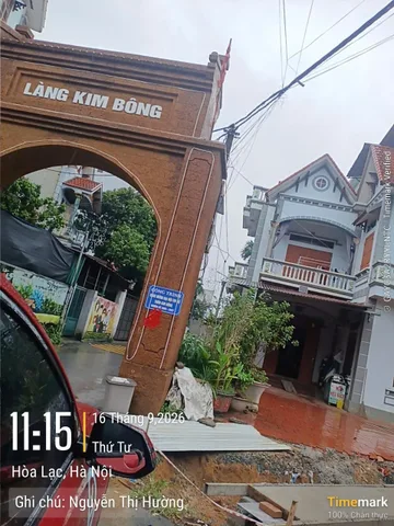 Bán Đất 100m2 có sẵn 100 m2 thổ cư giá 1.3 tỷ tại Tân Xã Huyện Thạch Thất Hà Nội