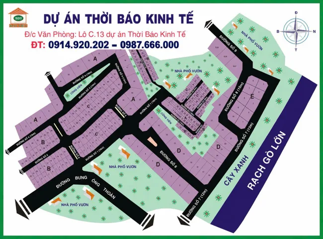 Cần bán đất nền nhà phố lô C, DT 8x20m KDC Thời Báo Kinh Tế, Bưng Ông Thoàn, Phường Long Trường