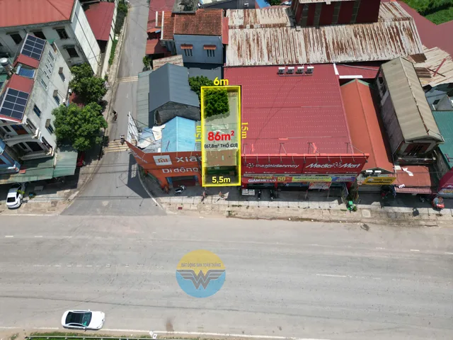 Bán Đất 86m2 có sẵn 67.8 m2 thổ cư giá 3.65 tỷ tại Thị trấn Hương Sơn Huyện Phú Bình Thái Nguyên