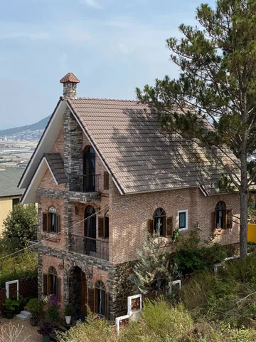 Bán căn villa phong cách Pháp cổ. núp mình dưới những tán thông già mát mẻ yên tĩnh