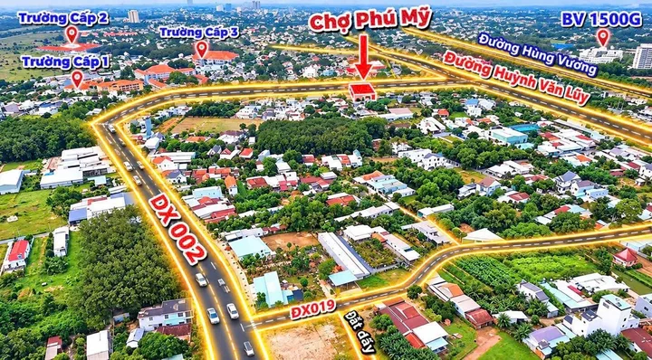Mặt Tiền DX019 – Phường Phú Mỹ, Thủ Dầu Một
(Phường Bình Dương – HCM) Gần trường chợ Phú Mỹ ngang 6m đẹp