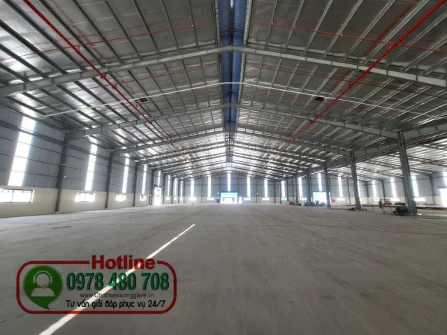 Cho thuê 5200m2 xưởng mới trong KCN Long Thành Đồng Nai, sản xuất đa ngành nghề