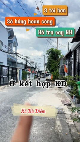 Bán nhà ngay chợ xuân thới thượng xâ bà điểm đường phan văn hơn. Mở cửa buôn bán ổn