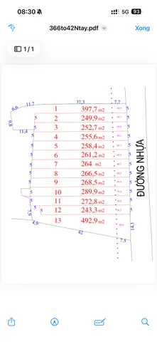 Bán Đất 3945m2 có sẵn 3945 m2 thổ cư giá 2.2 tỷ tại Xã Ninh Tây Thị xã Ninh Hòa Khánh Hòa