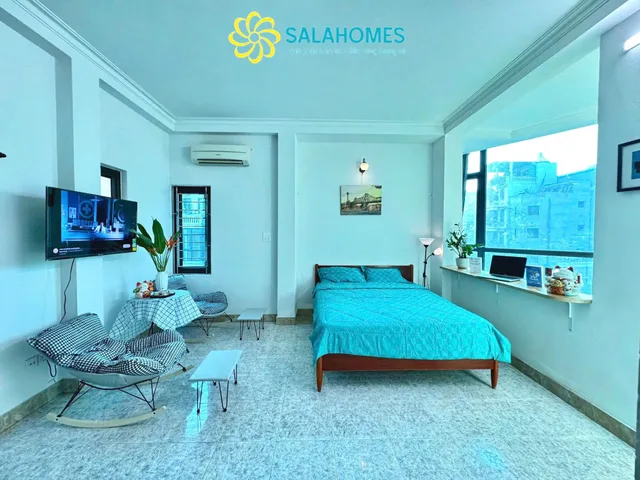 Cho Thuê 1Ngủ 1Bếp thoáng & Full đồ đẹp Ngõ 137 Bạch Đằng, Hoàn Kiếm