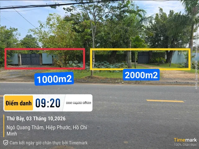 Mặt tiền đường Ngô Quang Thắm - 3.200m2 (32,6m x 121m) - giá 11 triệu/m2 - Nhơn Đức - Nhà Bè - tp.HCM - liên hệ 0919089456