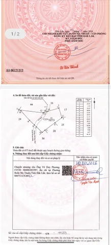 Bán Đất 7417.9m2 giá 1.6 tỷ tại Xã Hòa Phú Thành phố Buôn Ma Thuột Đắk Lắk