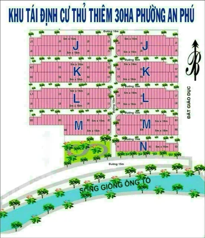 Bán Lô Đất 80m2 cóòull thổ cư, khu TĐC 30Ha Nam Rạch Chiếc, Phường An Phú, Q2 cũ.