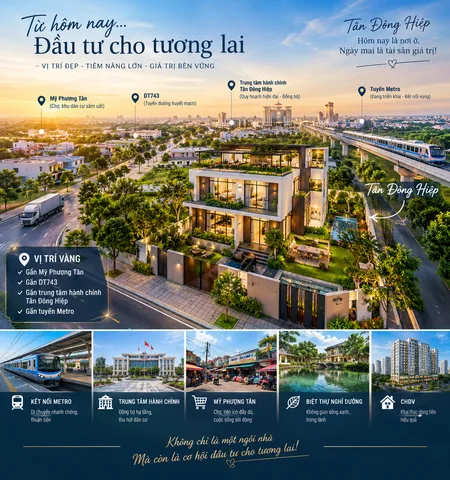 Bán Nhà riêng 610m2 có sẵn 610 m2 thổ cư giá 18 tỷ tại Phường Tân Đông Hiệp Thành phố Dĩ An Bình Dương