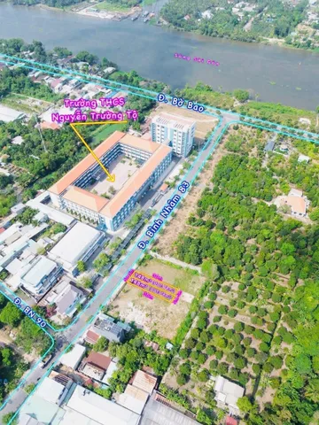 BÁN Lô Đất Gần Sông Sài Gòn - Đối Diện Trường Học Bình Nhâm 83
