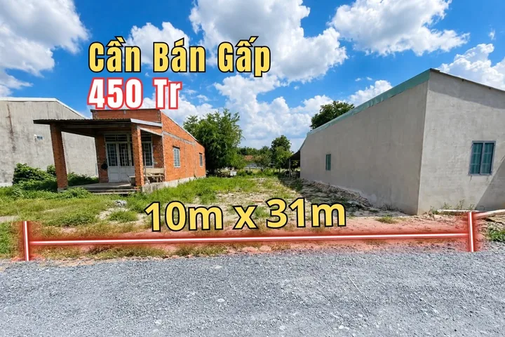 ĐẤT NGỘP NGAY TRUNG TÂM TRẢNG BÀNG, 10M X 31M, SỔ RIÊNG, GIÁ 450 TRIỆU, BỚT LỘC