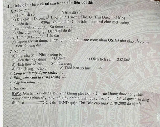 QUỸ ĐẤT GẦN 1.000M2 - HIẾM TẠI TRƯỜNG THỌ – NGANG KHỦNG 29M – 2 MẶT TIỀN ĐƯỜNG SỐ 3 - TP. THỦ ĐỨC ! GIÁ CÒN THƯƠNG LƯỢNG .