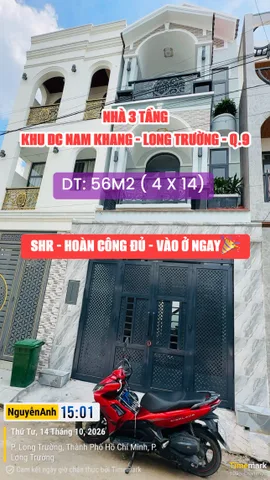 Bán nhà riêng, 4 PN, 56 m², Thủ Đức
