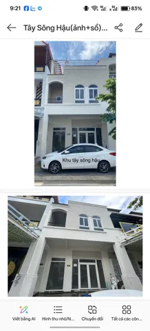 🏠 BÁN NHÀ THÔ 1 TRỆT 2 LẦU ĐƯỜNG ĐIỆN BIÊN PHỦ – TÂY SÔNG HẬU GIAI ĐOẠN 1
